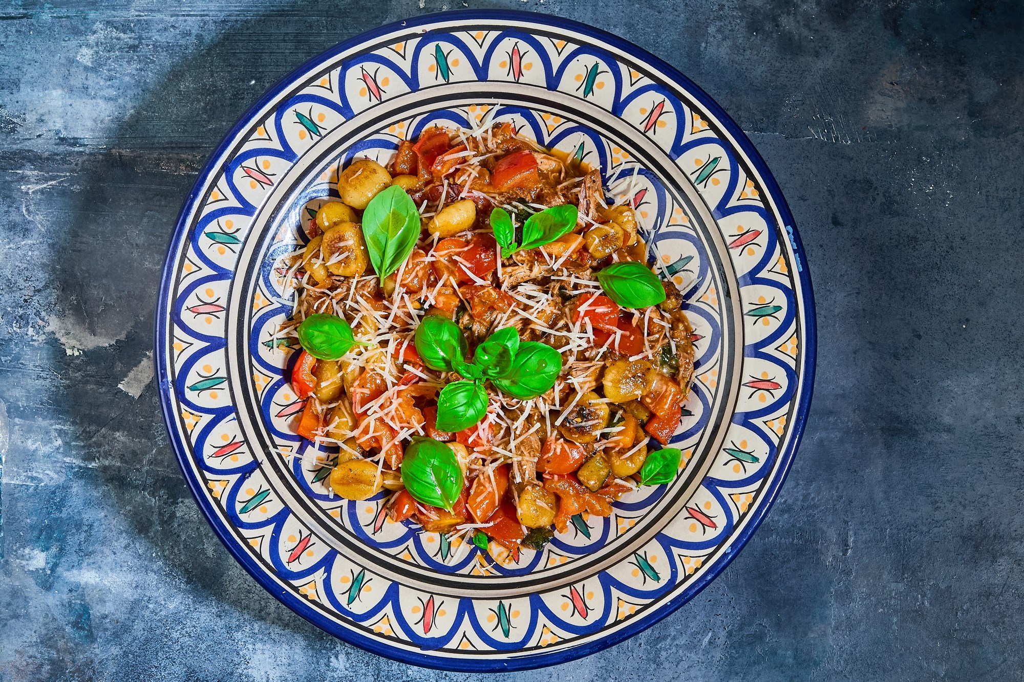 Gnocchi provencale med grisenakke