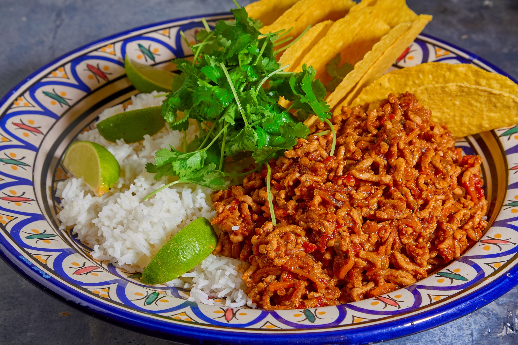 Tacos de Picadillo de Cerdo i sprøde tacoskaller