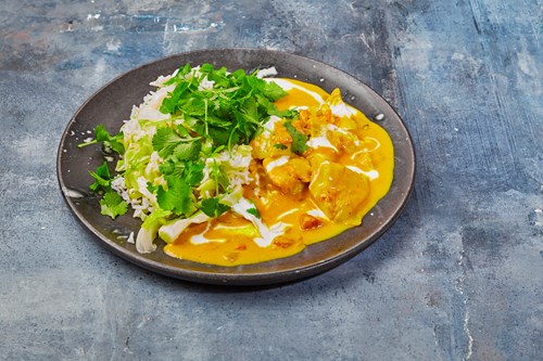 ELITE TEAM DK Racerkørerens Murgh Makhani lange med stegte spidskål