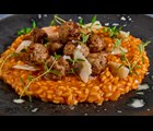 Tomatrisotto med italiensk polpette