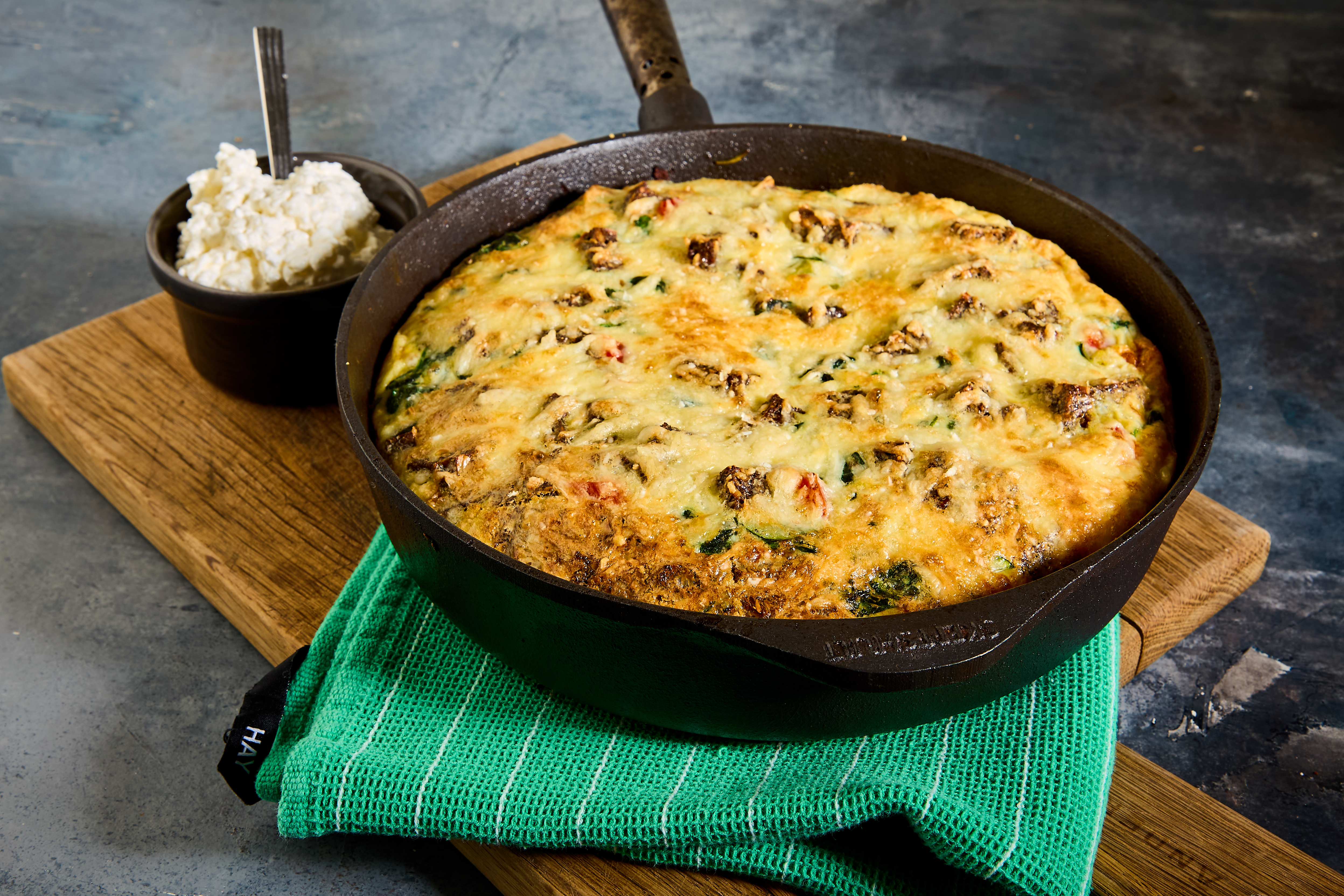 Team DK Tennisspillerens omelet med rugbrød