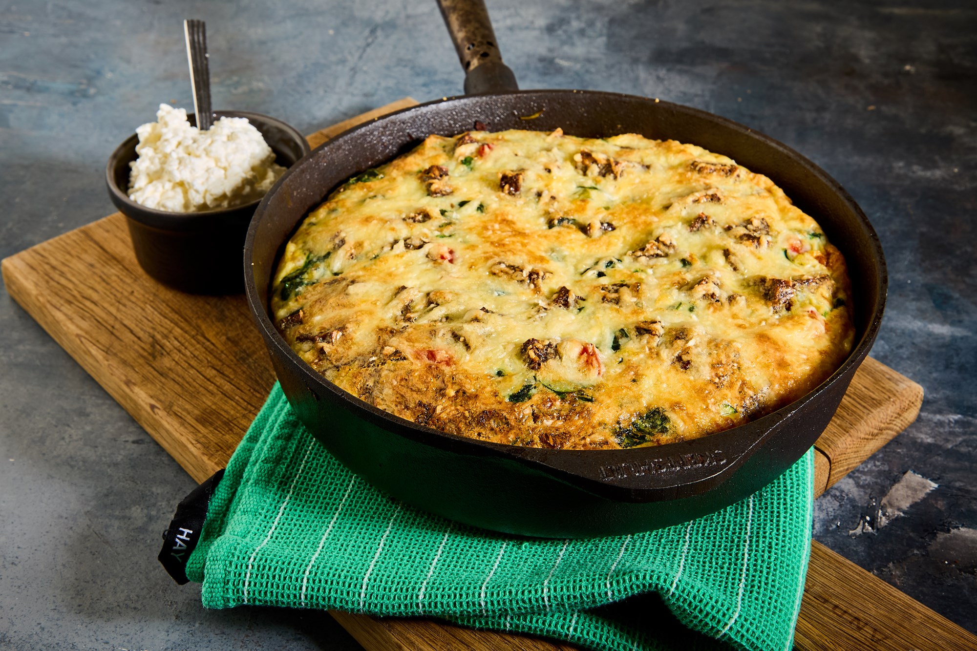 Team Danmark Tennisspillerens omelet med rugbrød