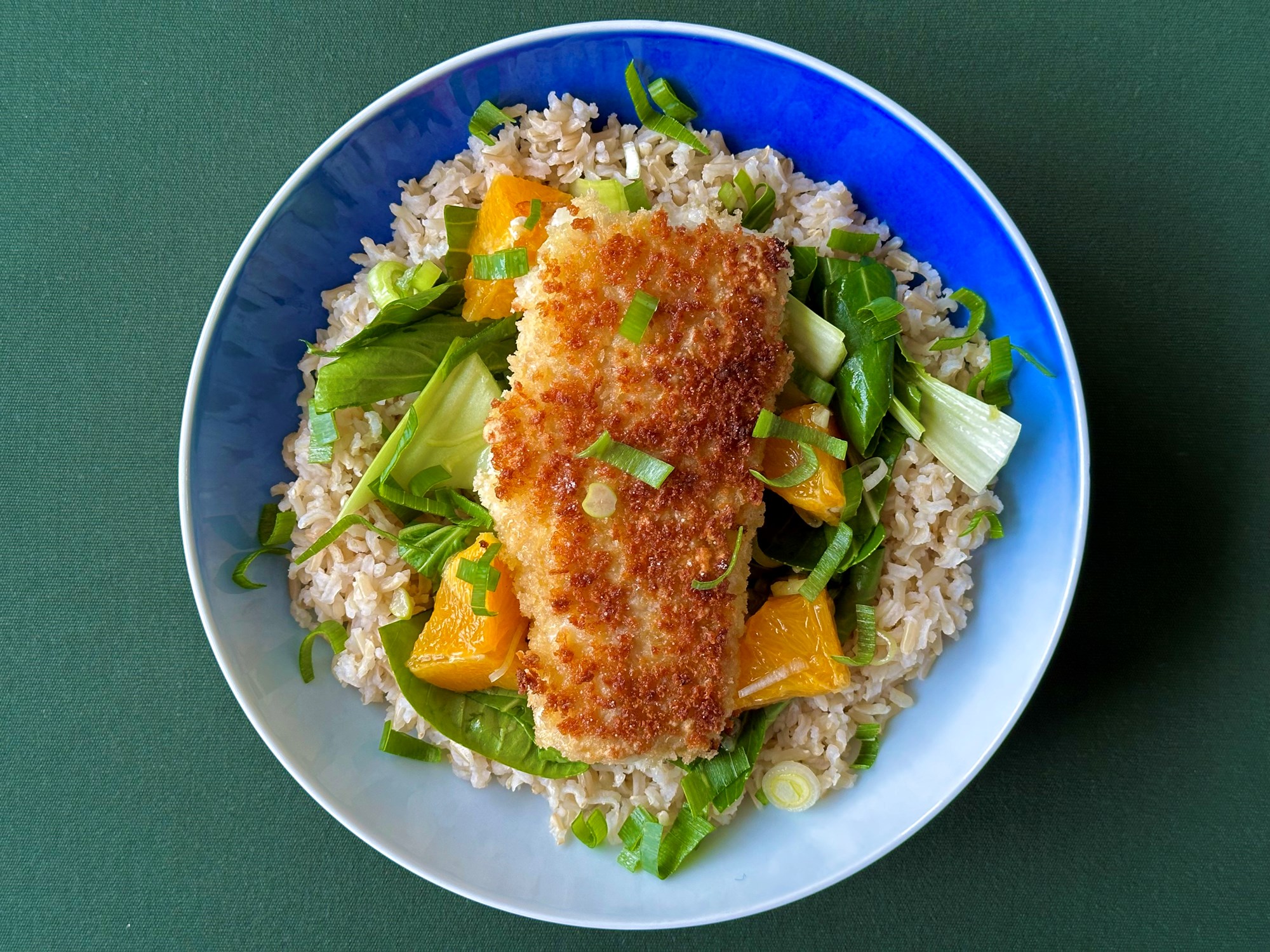 Stegt kulmule med appelsinsalat i nuoc charm sauce