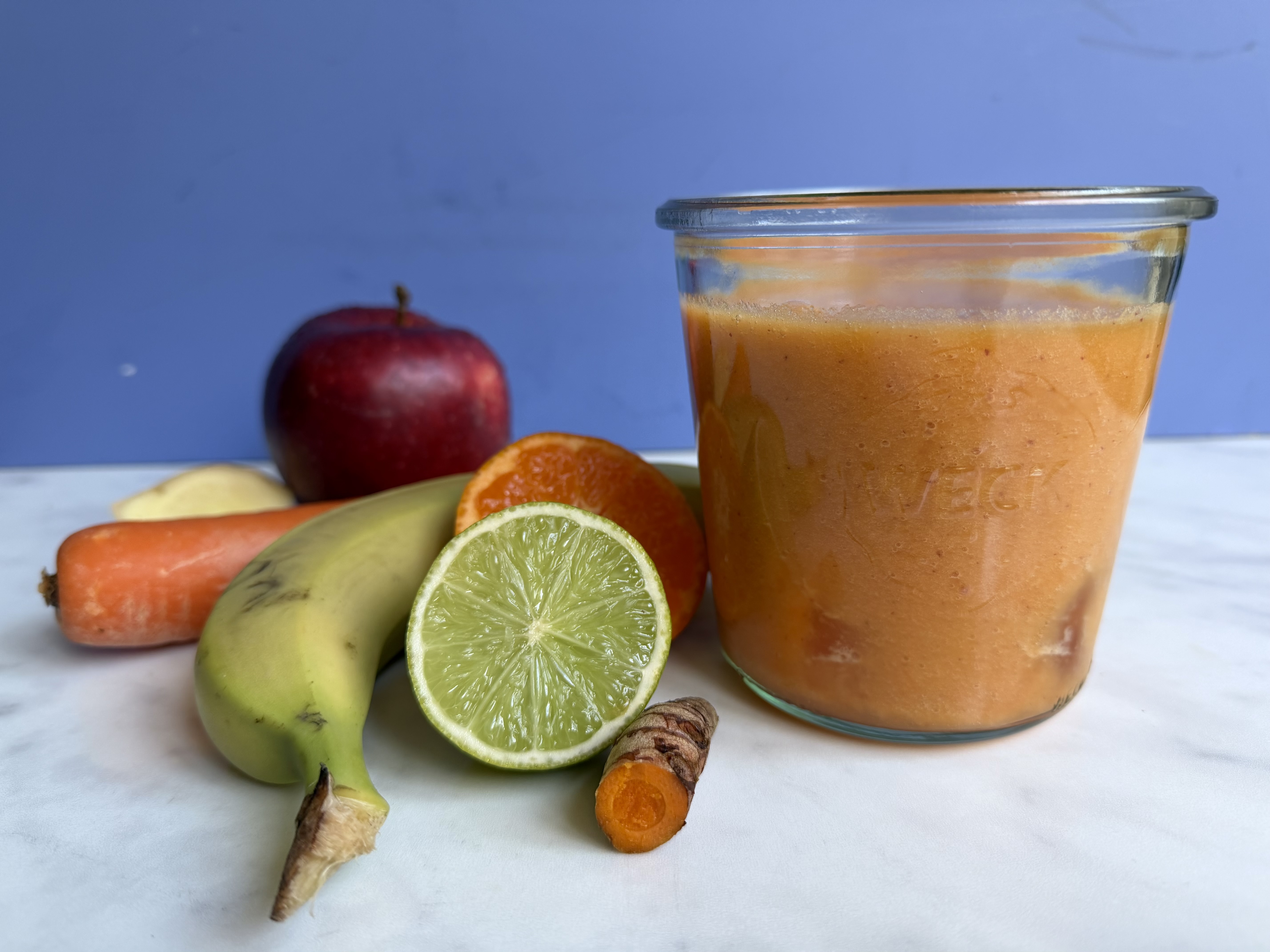 Orange Power - Gurkemeje, ingefær, clementin, gulerod