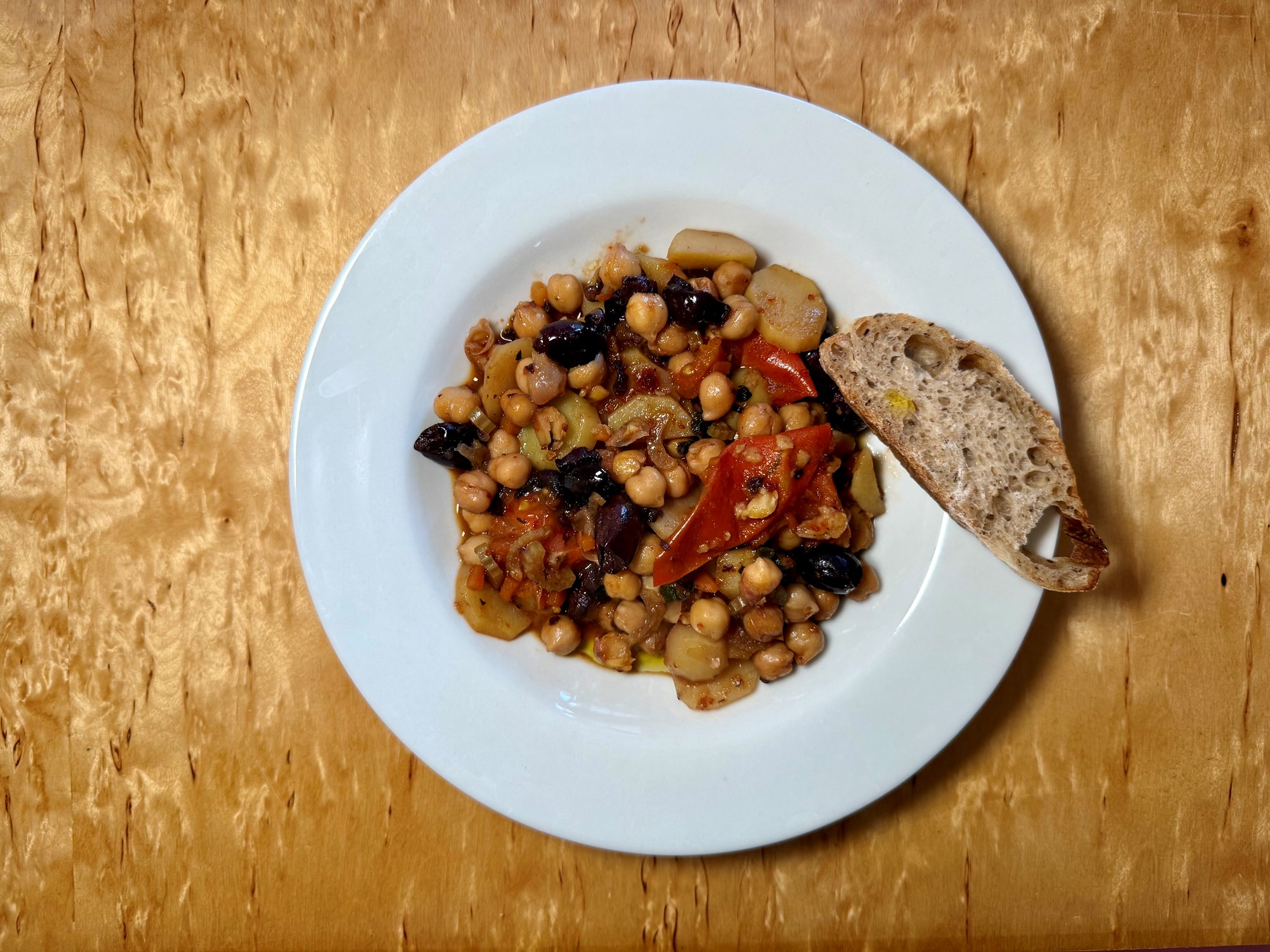 Kikærtestew med tomat