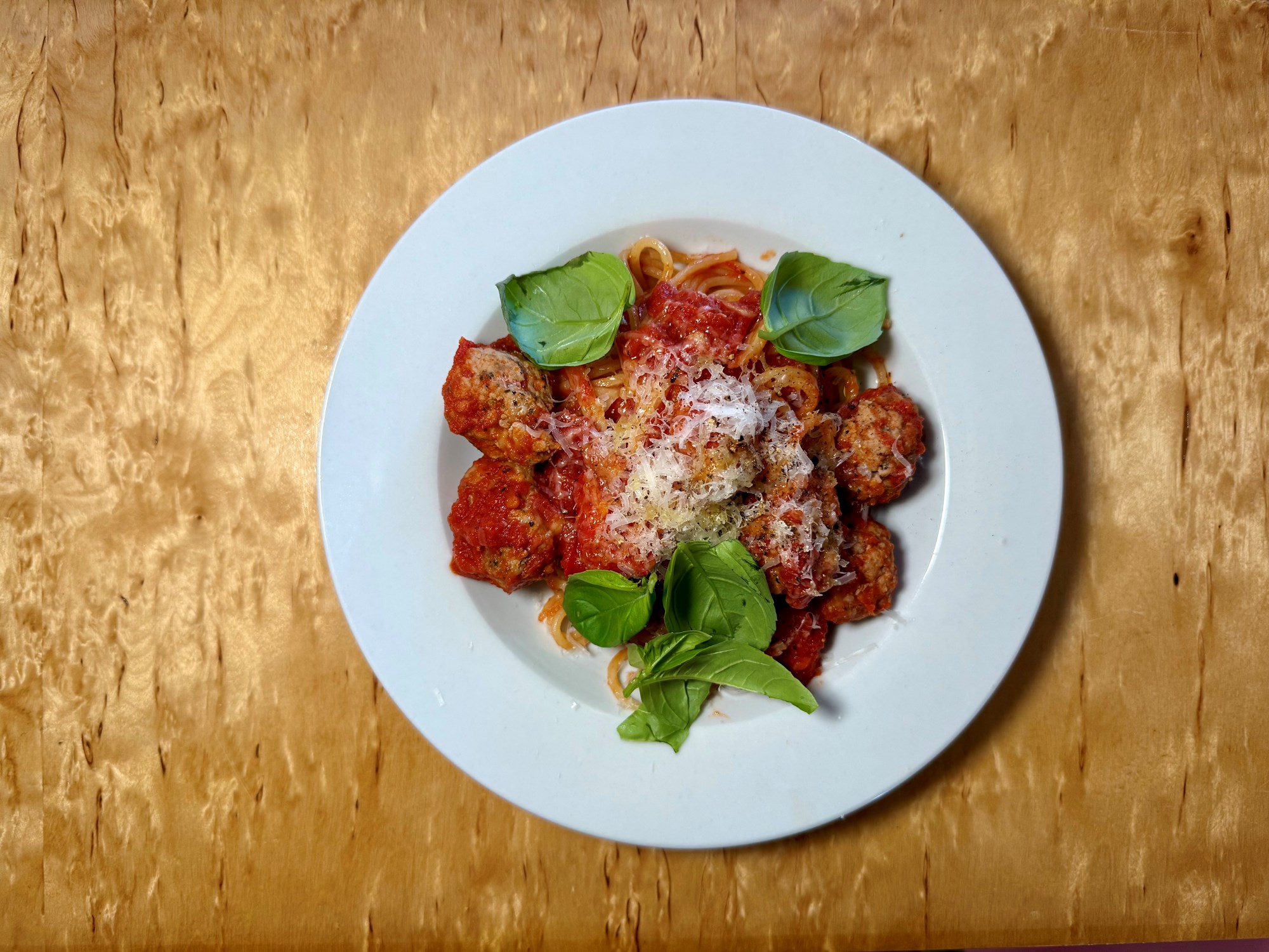 Spaghetti med kødboller