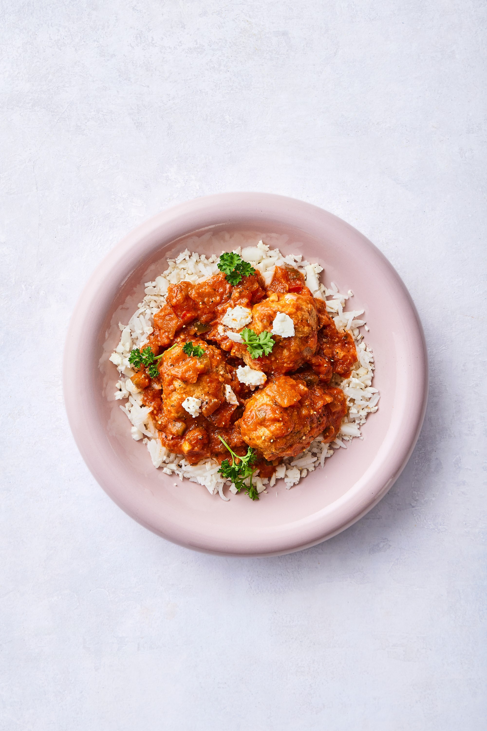 MK Krydrede kødboller i tomatsauce