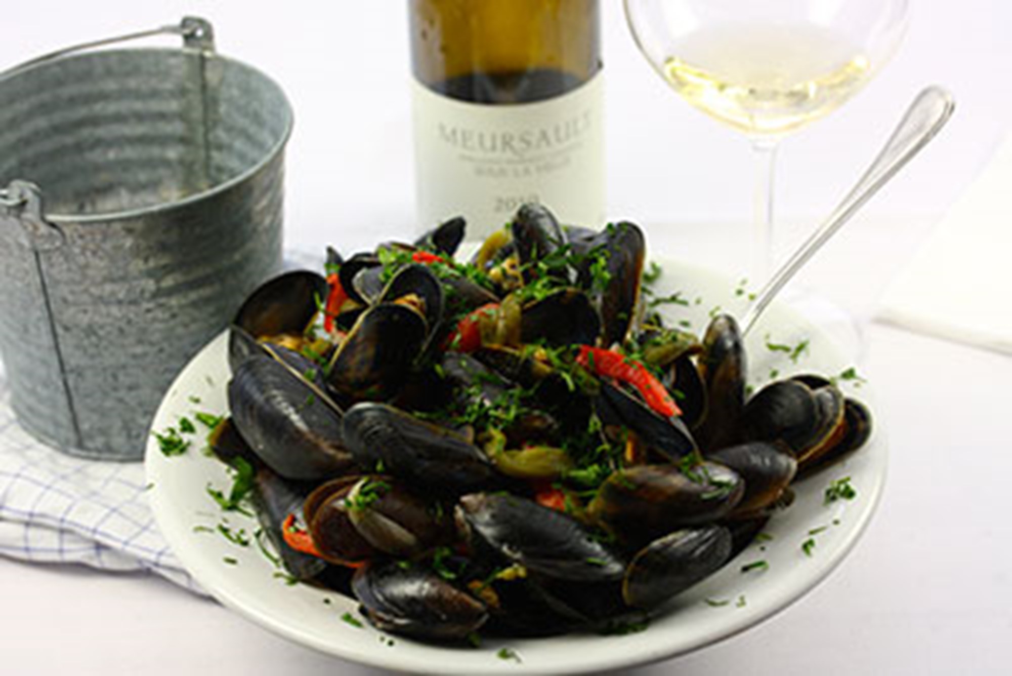 Moules á la basquaise