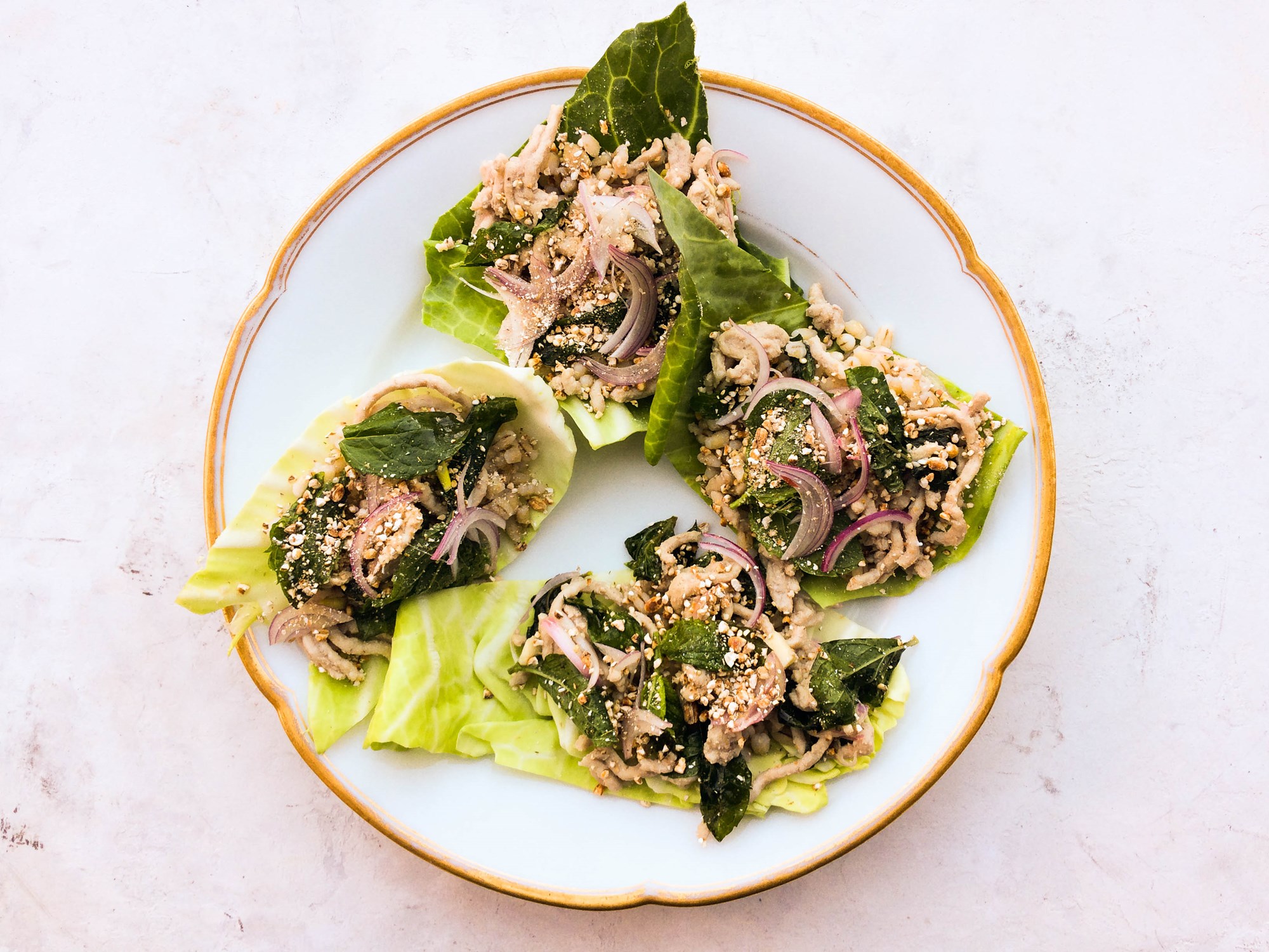 Laotisk Larb-salat
