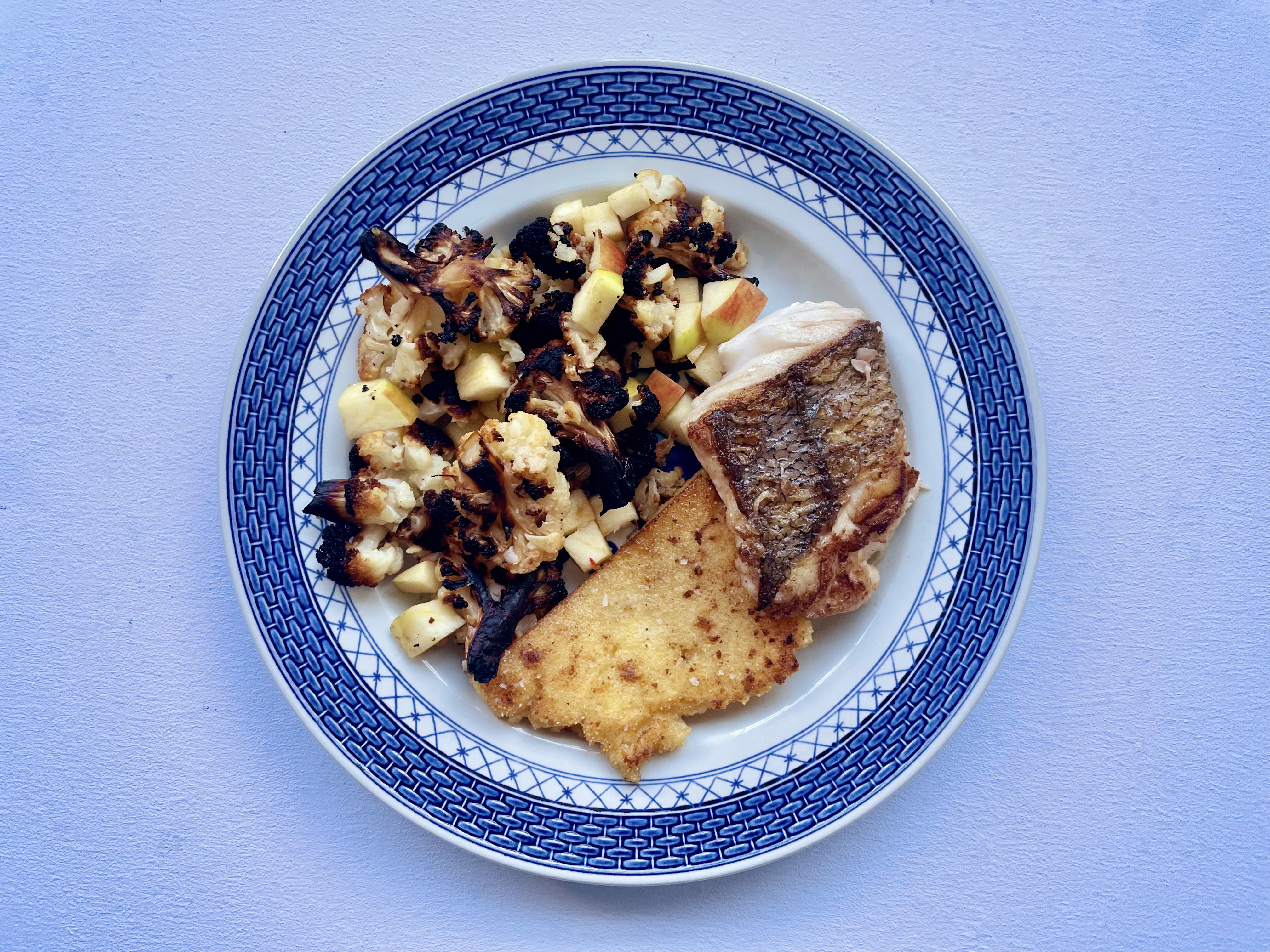 Stegt Kuller Med Stegt Polenta Og Bagt Blomkål - Opskrift Fra Skagenfood.dk